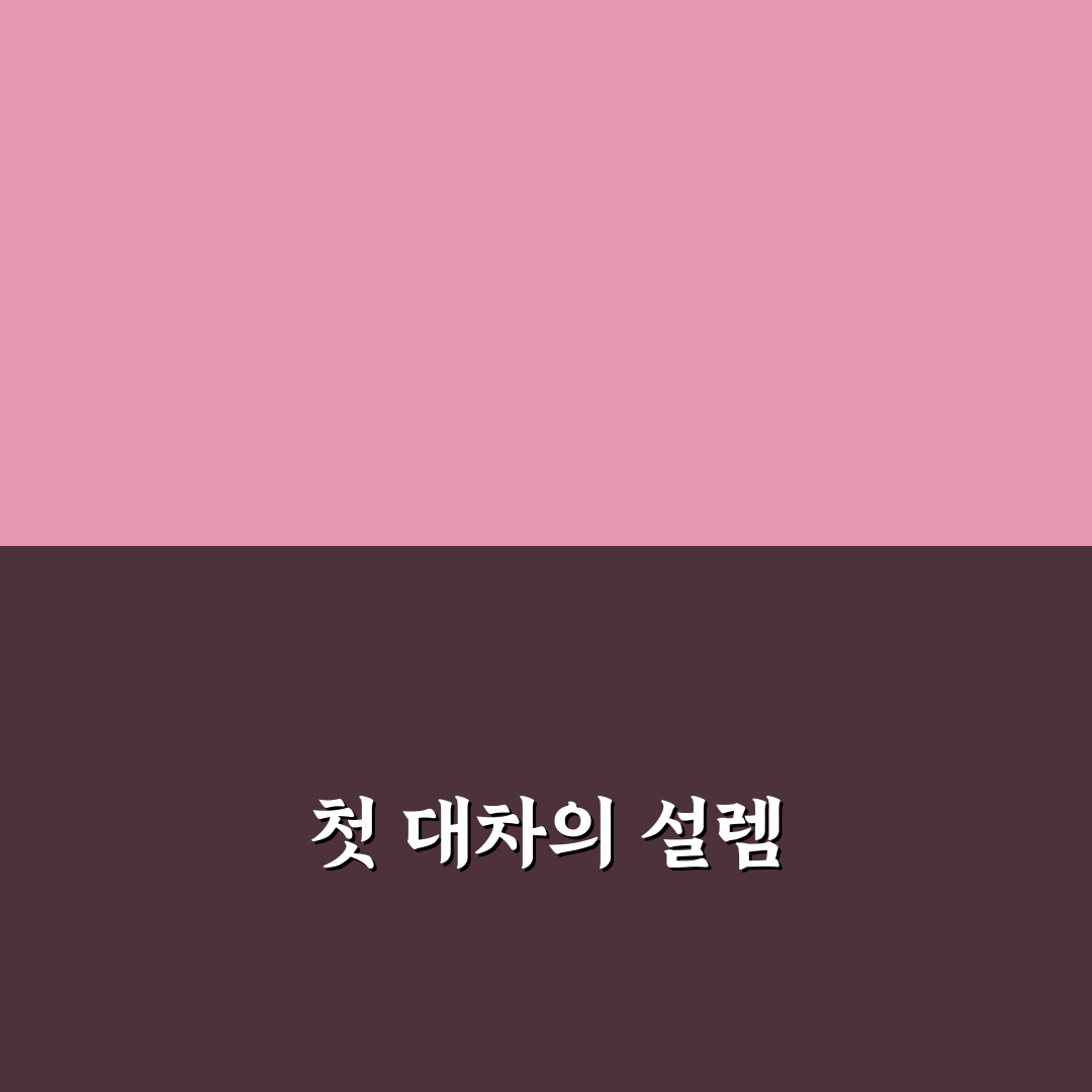 자동차 대차 거래 방법과 개인 간 맞교환 시 주의점에 대한 솔직후기