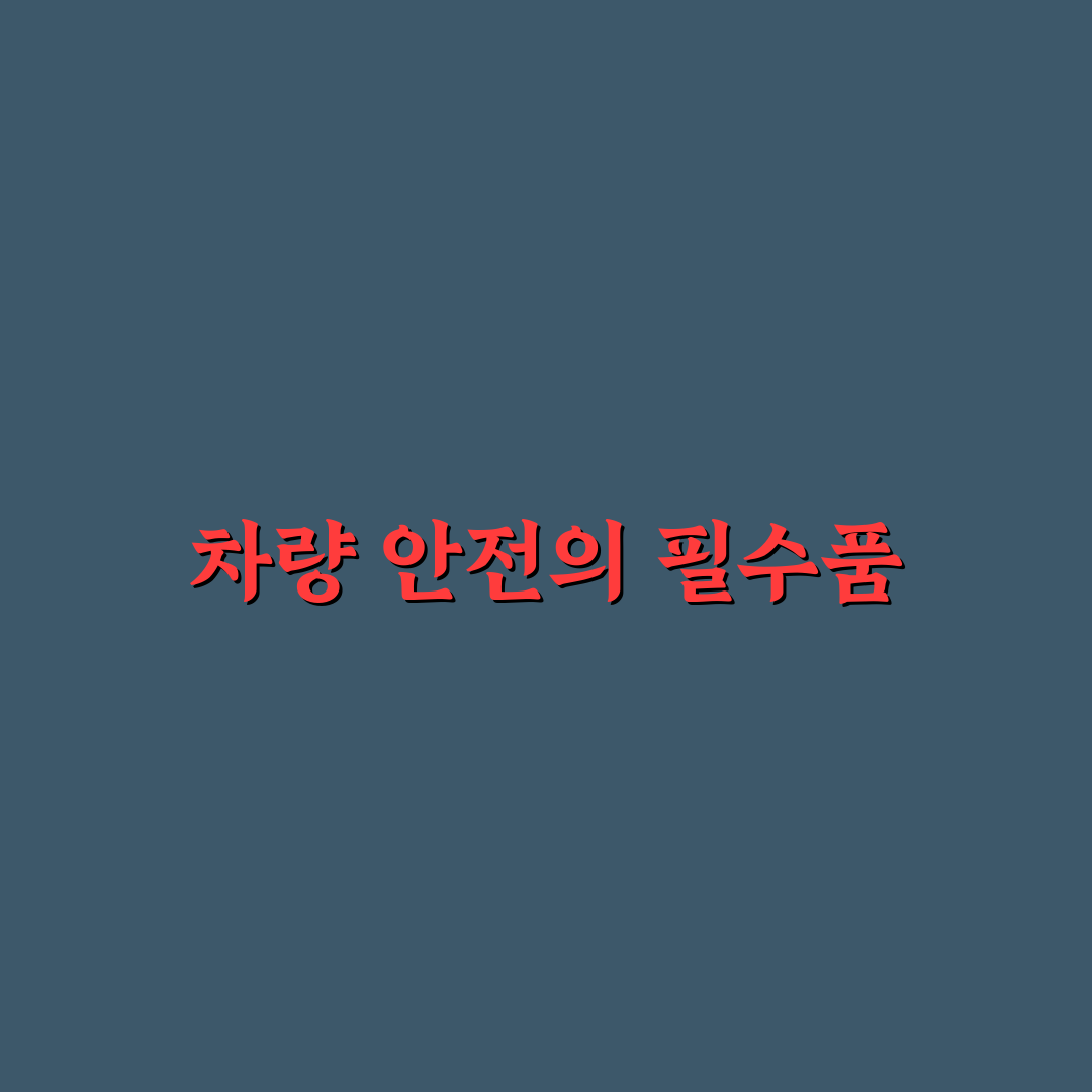 차량용 소화기 의무화 대상과 차 안 설치 위치 정리, 리얼후기 공유합니다