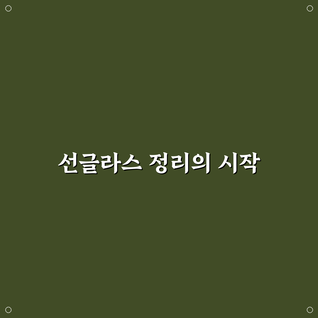 선글라스 거치대 클립 설치 위치와 시야 방해 확인법, 솔직후기