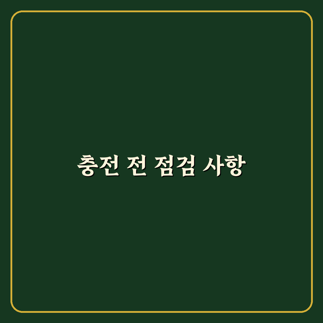 배터리 충전 서비스 요청 전에 점검해야 할 증상 정리: 솔직후기