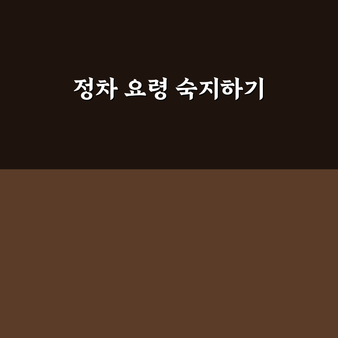 경사로 주차 고임목 설치보다 먼저 알아둘 정차 요령의 솔직후기