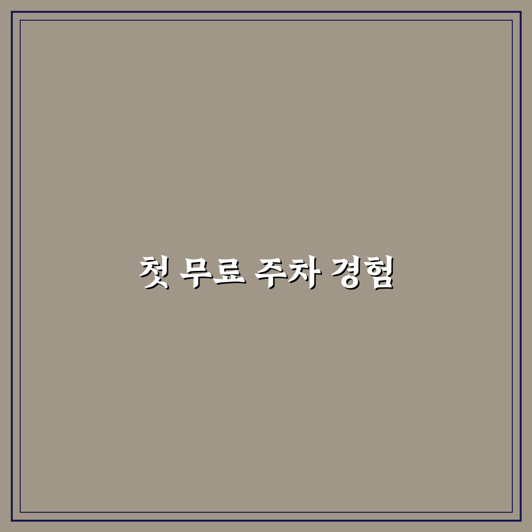 무료 주차장 찾는 검색 팁으로 외출 비용 줄이는 방법에 대한 솔직후기