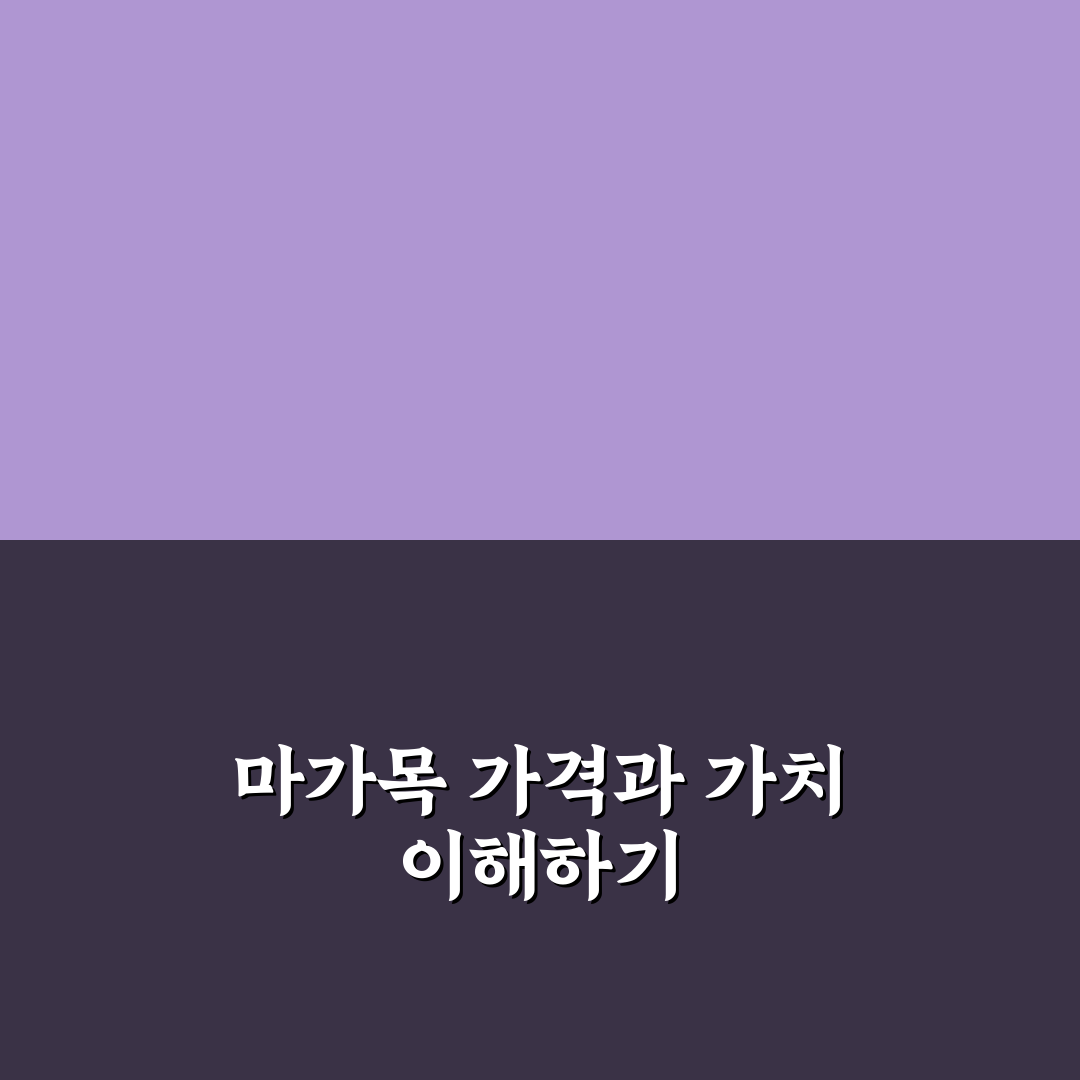 마가목가격알아보기 초보자도 쉽게 이해하는 꿀팁 공유