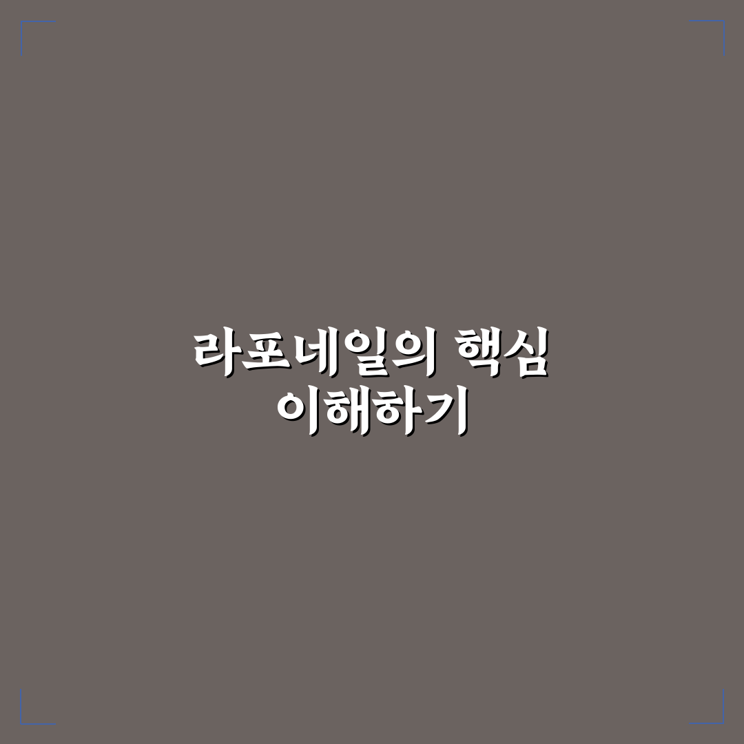 라포네일 쉽게 배우는 방법과 꿀팁 공유