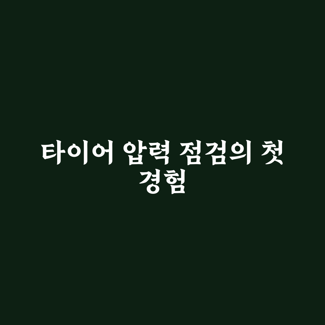 타이어 공기압 체크 시기와 계절별 점검 포인트 정리: 솔직후기