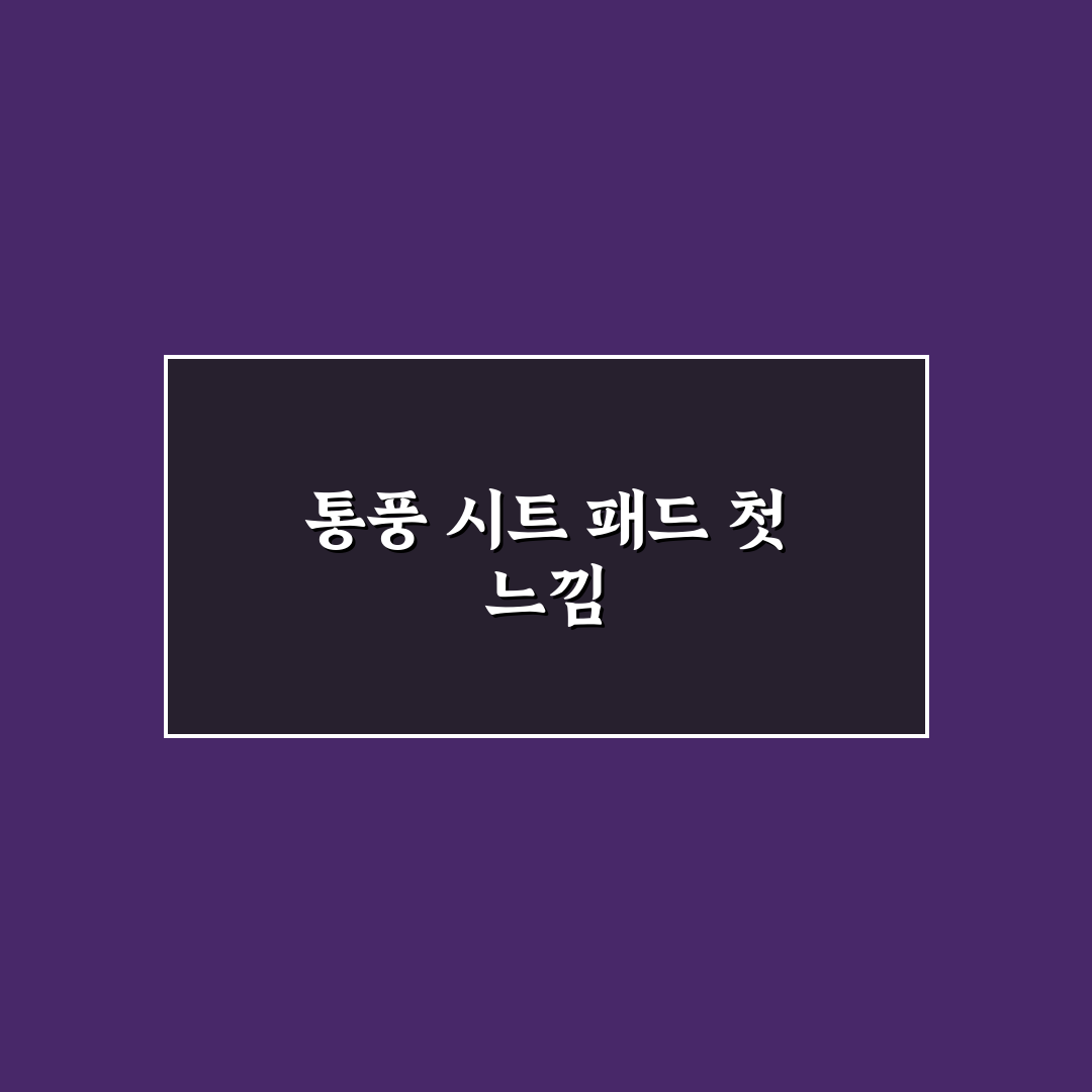 통풍 시트 패드 효과 실제로 시원한지 솔직후기 기준 비교
