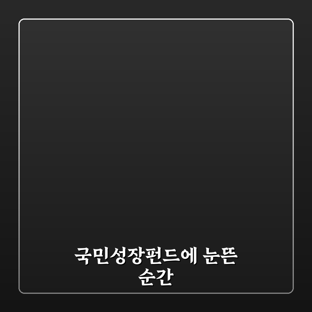 국민성장펀드 수혜주 직접 알아보니 투자 포인트는