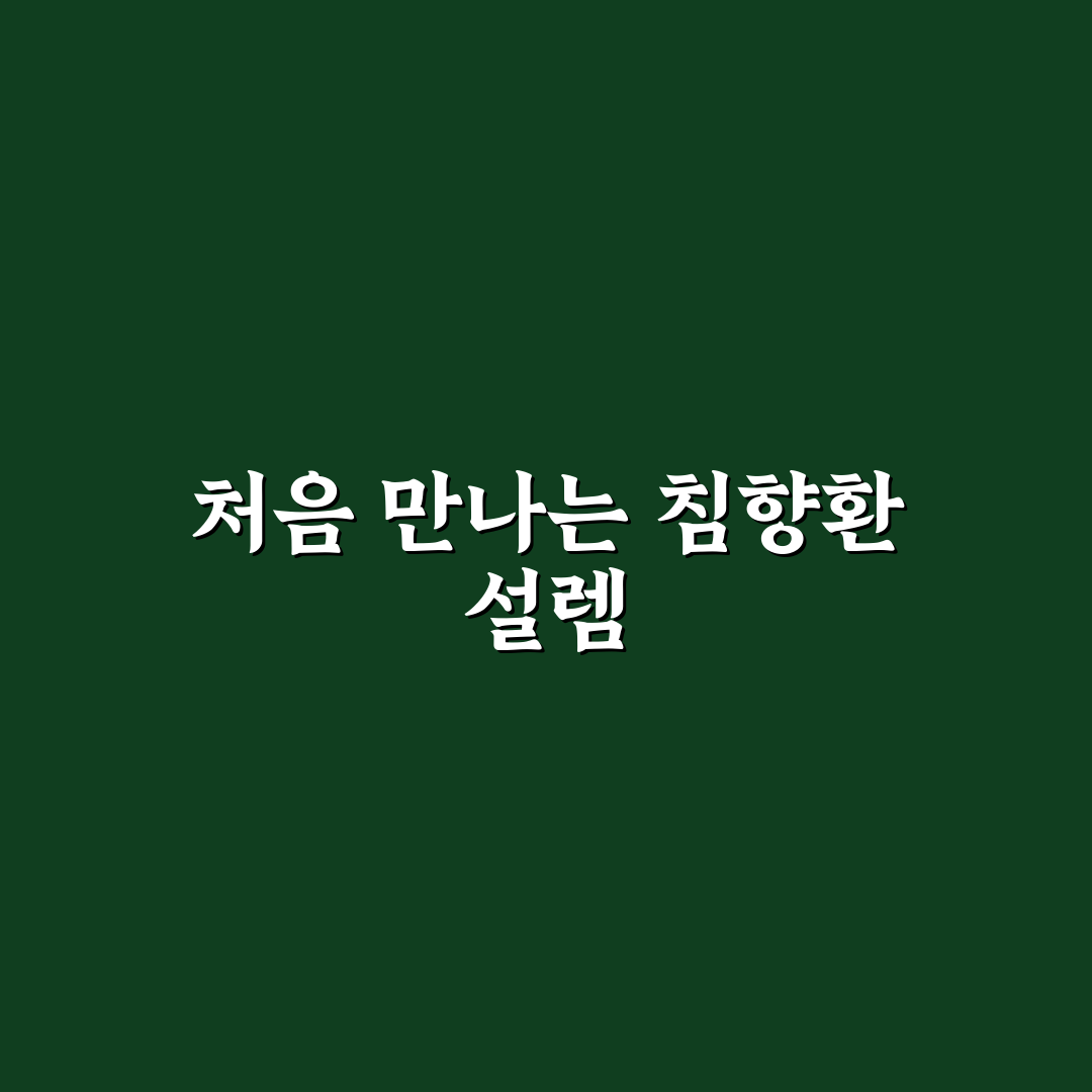 광동 침향환 가격 효능 직접 써보니 느낀 점들