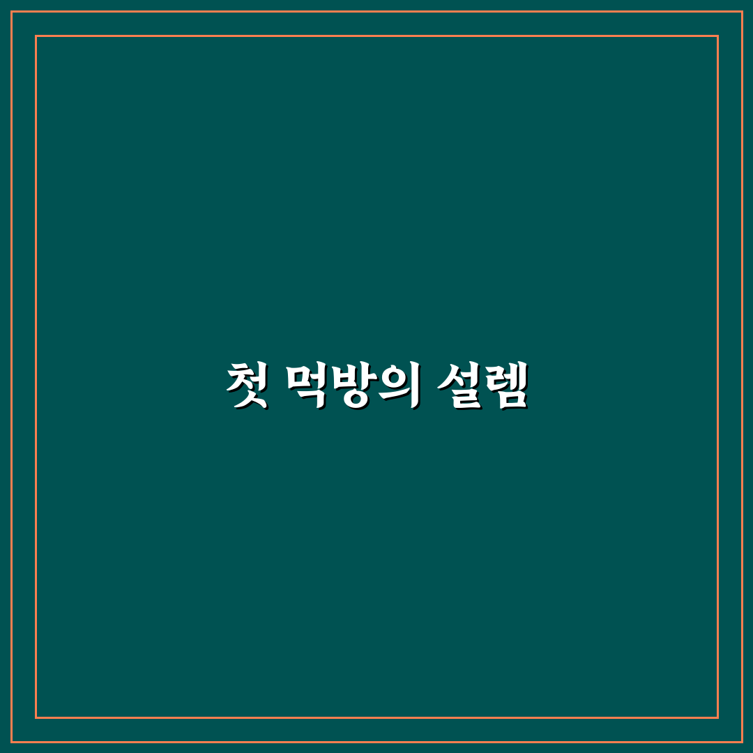 먹방 유튜버 순위 리얼리뷰, 직접 보고 느낀 점