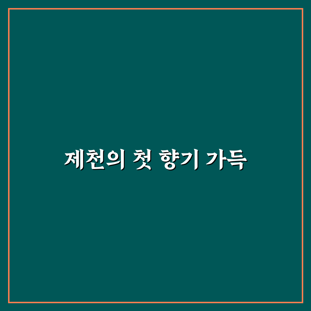 제천 개복숭아 축제 방문 후기, 직접 가보니 분위기와 맛은?