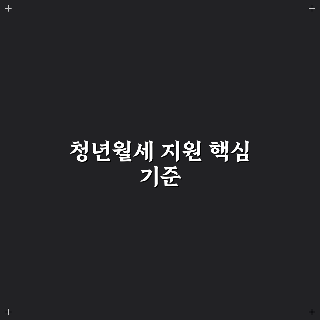 복지로 청년월세 지원조건과 신청절차 비교·분석 가이드