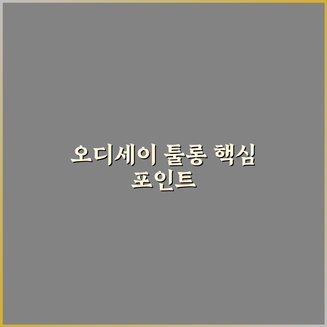 오디세이 툴롱 퍼터 비교와 선택 기준 총정리