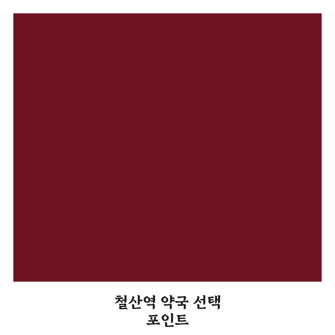 철산역 약국 선택 5가지 기준과 서비스 비교 분석